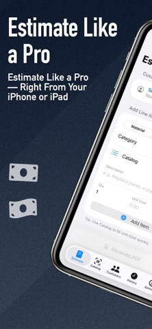 UYS Estimate Pro — App Store screenshot 1